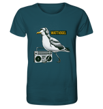 Coole Möwe mit Kaputze und Kopfhörer Wattvogel T-Shirt mit Möwe - Organic Shirt