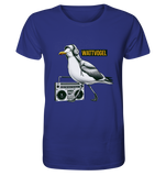 Coole Möwe mit Kaputze und Kopfhörer Wattvogel T-Shirt mit Möwe - Organic Shirt
