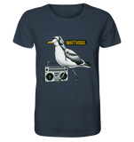 Coole Möwe mit Kaputze und Kopfhörer Wattvogel T-Shirt mit Möwe - Organic Shirt