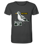 Coole Möwe mit Kaputze und Kopfhörer Wattvogel T-Shirt mit Möwe - Organic Shirt