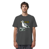 Coole Möwe mit Kaputze und Kopfhörer Wattvogel T-Shirt mit Möwe - Organic Shirt