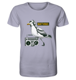 Coole Möwe mit Kaputze und Kopfhörer Wattvogel T-Shirt mit Möwe - Organic Shirt
