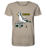 Coole Möwe mit Kaputze und Kopfhörer Wattvogel T-Shirt mit Möwe - Organic Shirt