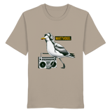 Coole Möwe mit Kaputze und Kopfhörer Wattvogel T-Shirt mit Möwe - Organic Shirt