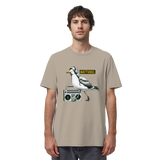 Coole Möwe mit Kaputze und Kopfhörer Wattvogel T-Shirt mit Möwe - Organic Shirt