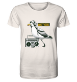Coole Möwe mit Kaputze und Kopfhörer Wattvogel T-Shirt mit Möwe - Organic Shirt