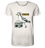 Coole Möwe mit Kaputze und Kopfhörer Wattvogel T-Shirt mit Möwe - Organic Shirt