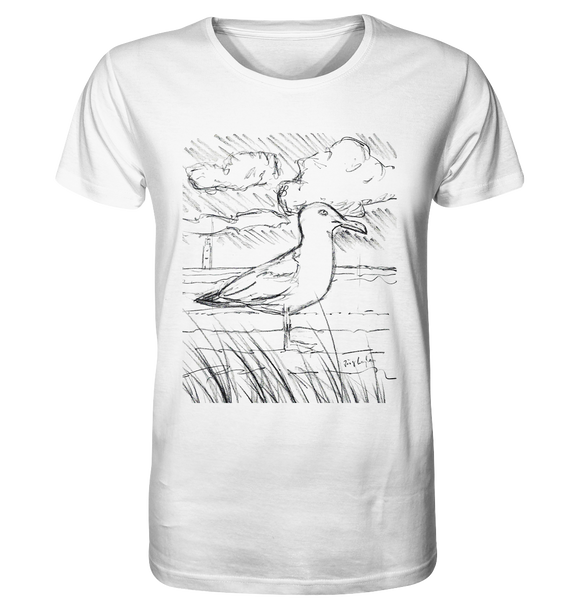 Zeichnung Möwe  - Organic Shirt