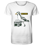 Coole Möwe mit Kaputze und Kopfhörer Wattvogel T-Shirt mit Möwe - Organic Shirt