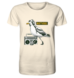 Coole Möwe mit Kaputze und Kopfhörer Wattvogel T-Shirt mit Möwe - Organic Shirt
