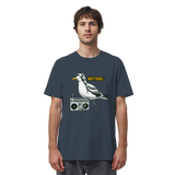 Coole Möwe mit Kaputze und Kopfhörer Wattvogel T-Shirt mit Möwe - Organic Shirt
