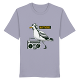 Coole Möwe mit Kaputze und Kopfhörer Wattvogel T-Shirt mit Möwe - Organic Shirt