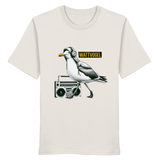 Coole Möwe mit Kaputze und Kopfhörer Wattvogel T-Shirt mit Möwe - Organic Shirt