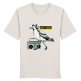 Coole Möwe mit Kaputze und Kopfhörer Wattvogel T-Shirt mit Möwe - Organic Shirt