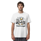 Coole Möwe Wattvogel mit Musik Geschenkidee Urlaub Nordsee Ostsee Moin T-Shirt - Organic Shirt