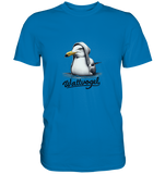 Schwimmende Möwe Wattvogel  - Premium Shirt