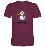 Schwimmende Möwe Wattvogel  - Premium Shirt