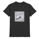 Wattvogel Motiv mit Nordsee Möwe  - Premium Shirt