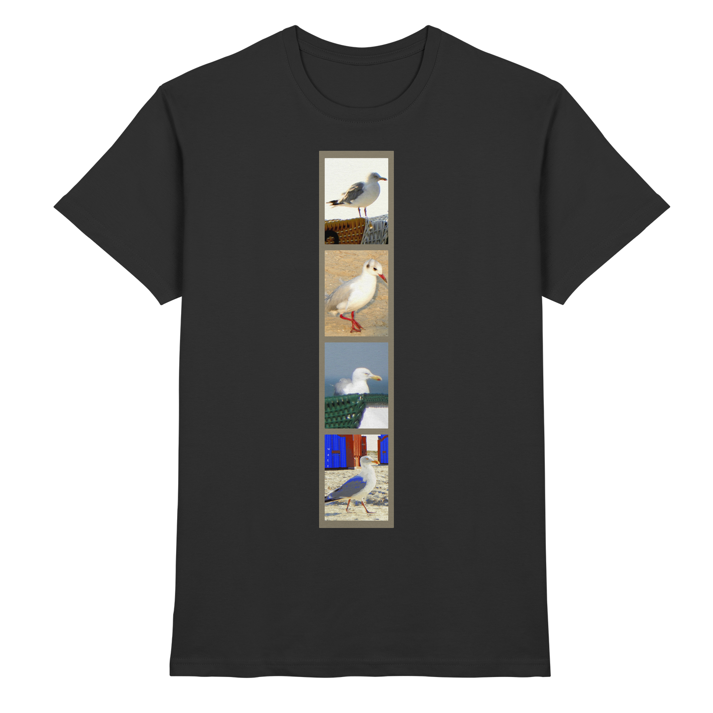 Wattvogel Nordsee Möwen Fotos  - Premium Shirt