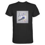 Wattvogel Motiv mit Nordsee Möwe  - Premium Shirt