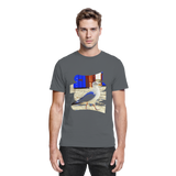 Wattvogel – Maritimes Design mit Möwe & Strandkorb – Nordsee Urlaub Geschenk – Hochwertiger Grafik-Print – Herren & Damen - Premium Shirt