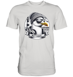 Coole Möwe mit Mütze und Sonnenbrille - Premium Shirt