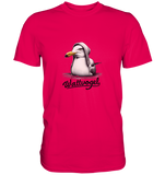 Schwimmende Möwe Wattvogel  - Premium Shirt