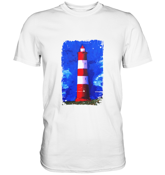 Herren T-Shirt Motiv Leuchtturm - Künstler Jörg Langhans