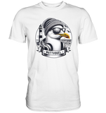 Coole Möwe mit Mütze und Sonnenbrille - Premium Shirt