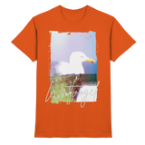 Wattvogel® Nordsee Möwe – Strandkorb Moment  - Premium Shirt