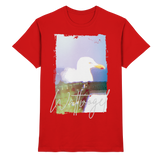 Wattvogel® Nordsee Möwe – Strandkorb Moment  - Premium Shirt