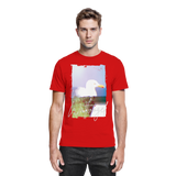 Wattvogel® Nordsee Möwe – Strandkorb Moment  - Premium Shirt