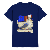 Wattvogel – Maritimes Design mit Möwe & Strandkorb – Nordsee Urlaub Geschenk – Hochwertiger Grafik-Print – Herren & Damen - Premium Shirt