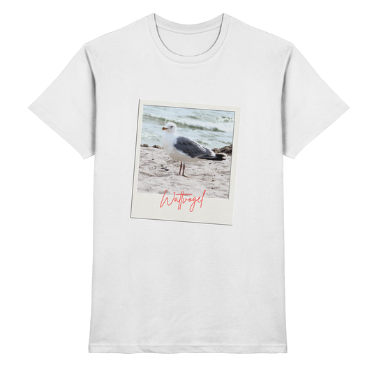 Wattvogel Foto Nordsee Möwe - Premium Shirt