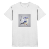 Wattvogel Motiv mit Nordsee Möwe  - Premium Shirt