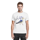 Wattvogel® Premium T-Shirt Nordsee Möwe | Maritimes Künstler Design Shirt