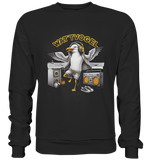 Tanzende Möwe Wattvogel® am Strand - Premium Sweatshirt