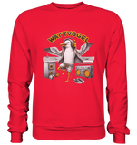 Tanzende Möwe Wattvogel® am Strand - Premium Sweatshirt