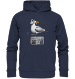 Möwe Wattvogel® mit Radio - Premium Unisex Hoodie