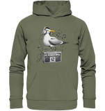 Möwe Wattvogel® mit Radio - Premium Unisex Hoodie