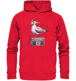 Möwe Wattvogel® mit Radio - Premium Unisex Hoodie