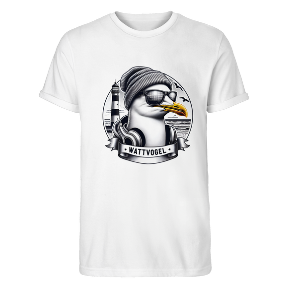 Coole Möwe mit Mütze und Sonnenbrille - Roll-Up T-Shirt