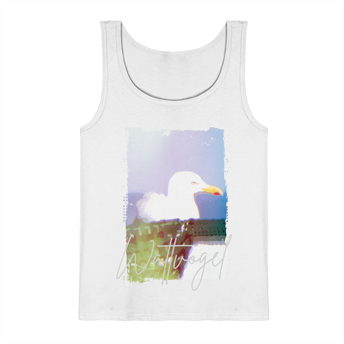 Wattvogel® Nordsee Möwe – Strandkorb Moment  - Tank-Top