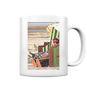 Im Strandkorb 1 - Kaffeetasse Teetasse