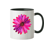 Kaffeetasse mit Fotodruck Blume / Flower / Blüte / Frühlingsmotiv