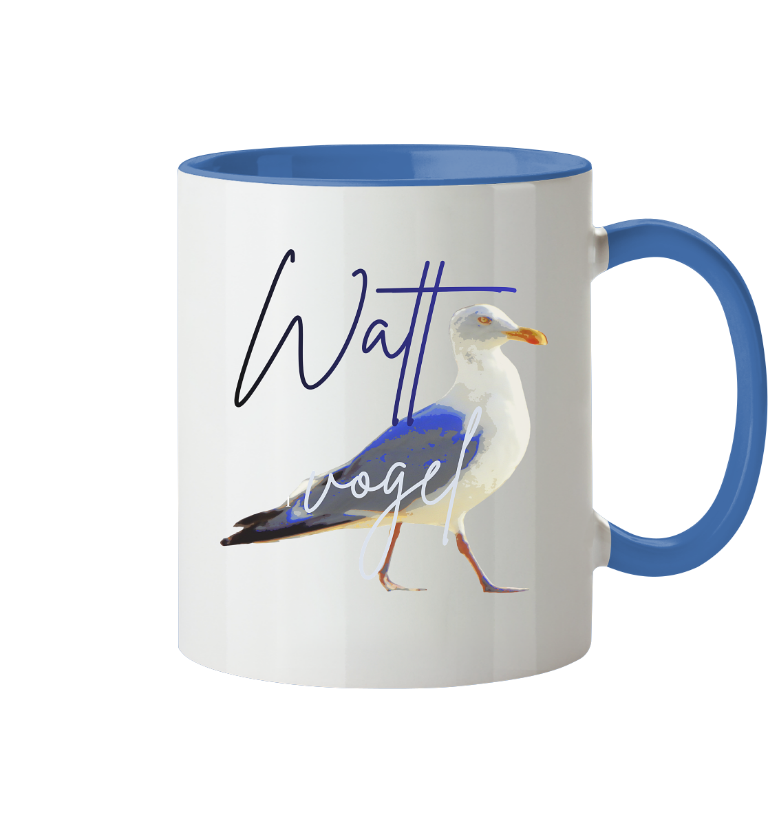 Wattvogel Nordsee Möwe  - Geschenk Tasse Ostsee