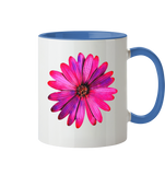 Kaffeetasse mit Fotodruck Blume / Flower / Blüte / Frühlingsmotiv