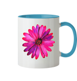 Kaffeetasse mit Fotodruck Blume / Flower / Blüte / Frühlingsmotiv