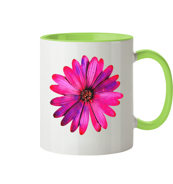 Kaffeetasse mit Fotodruck Blume / Flower / Blüte / Frühlingsmotiv