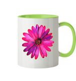 Kaffeetasse mit Fotodruck Blume / Flower / Blüte / Frühlingsmotiv